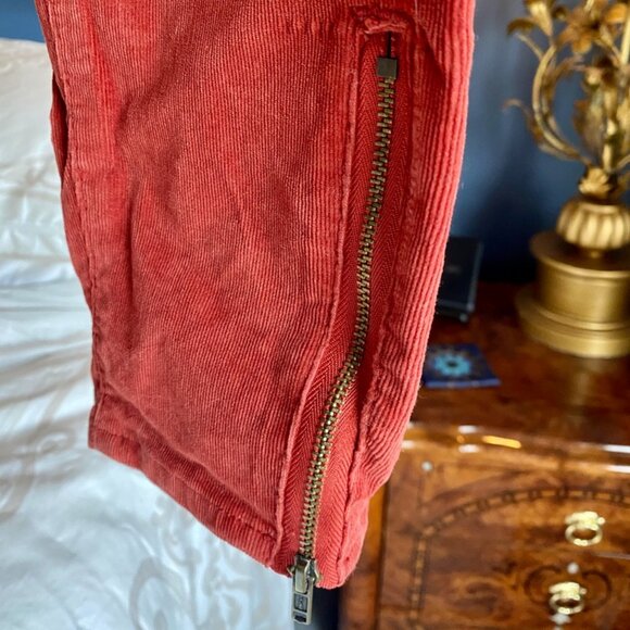 Lucky Brand Rust Corduroy Lolita Pants - Picture 2 of 9